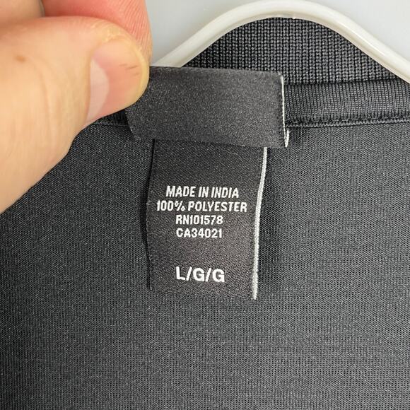 Page & Tuttle Shirt Mens L Black Golf Polo Performance‎ Tech Carolina Lakes Shaw - Picture 5 of 8